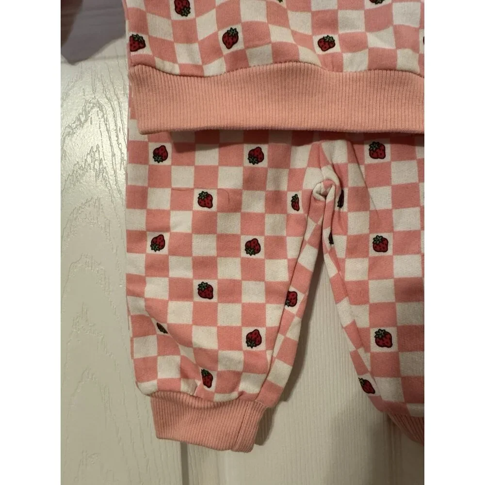 Strawberry Shortcake Infant Girls 2-Piece Top Pants Set 6 Months Pink NEW